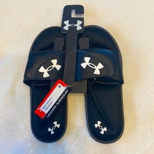 Under Armour UA M Ignite VI SL Slides/ Sandals/ Flip Flops size 10